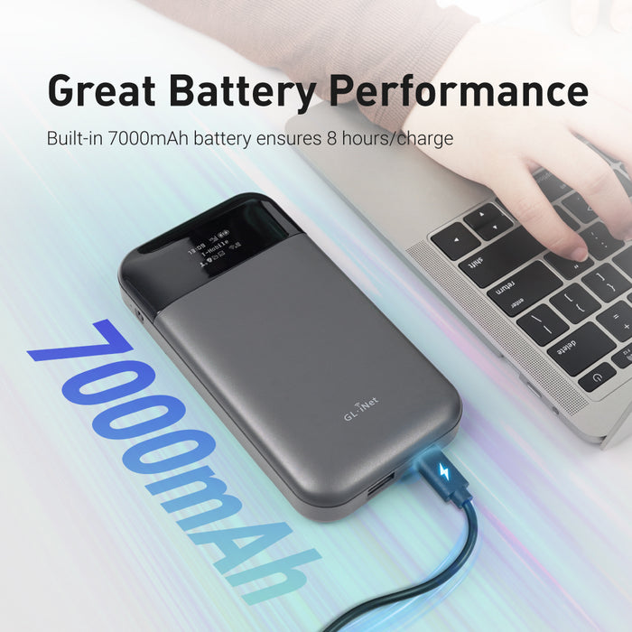 Mudi V2 (GL-E750V2) Portable 4G LTE Router | Travel WiFi
