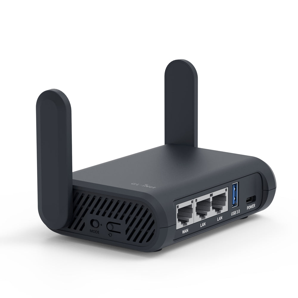 Slate Plus (GL-A1300) Ultra Efficient VPN Encrypted Gigabit Travel Router