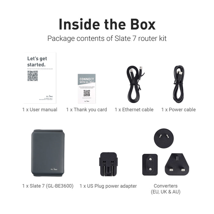 Slate 7 (GL-BE3600) Dual-band Wi-Fi 7 Travel Router