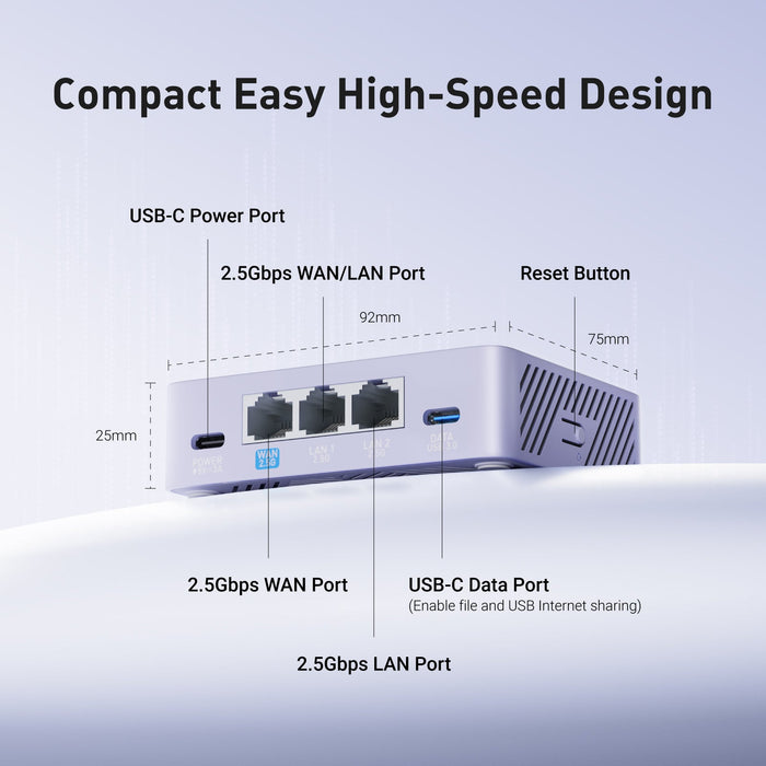 Brume 3 (GL-MT5000) High-Speed VPN Security Gateway