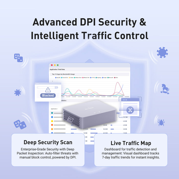 Brume 3 (GL-MT5000) High-Speed VPN Security Gateway