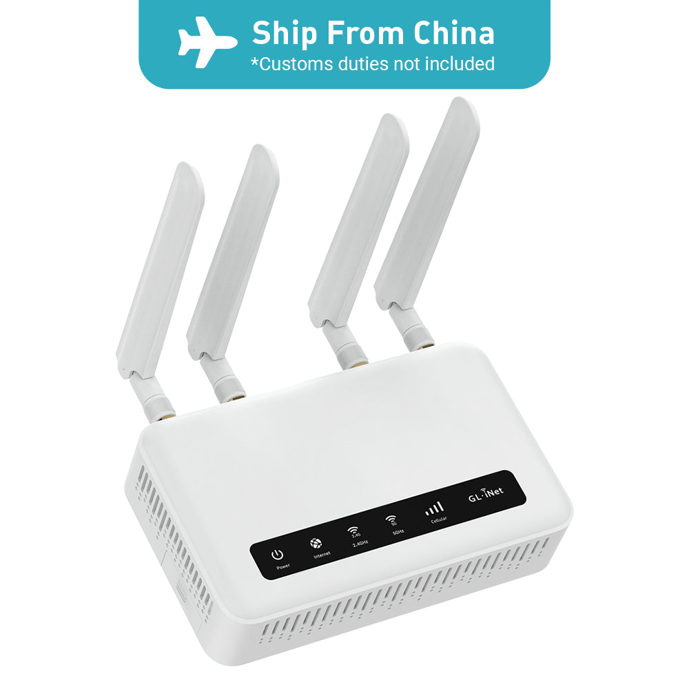 Spitz Plus (GL-X2000) Wi-Fi 6 4G LTE CAT 12 Router